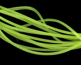 Braided Tubing, Large #6-10, Fluo Yellow, 2 m